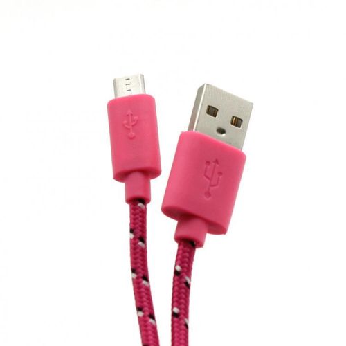 KABEL SBOX USB->MICRO USB 1M Pink slika 3