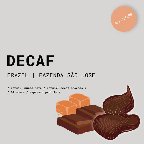 GOAT Story, DECAF | Brazil Fazenda Sao José kava, Turska kava, 250g slika 1