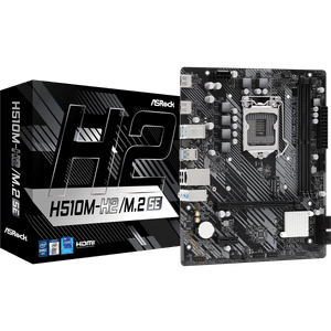 ASROCK MB H510M-H2/M.2 SEIntel H470, LGA1200, 2xDDR44xSATA, M.2, 2xHDMI, RAID, microATX