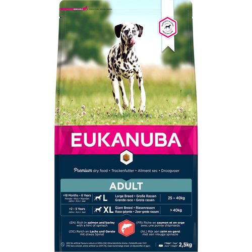 Eukanuba Adult Large breed, losos s ječmom 2.5 kg slika 1