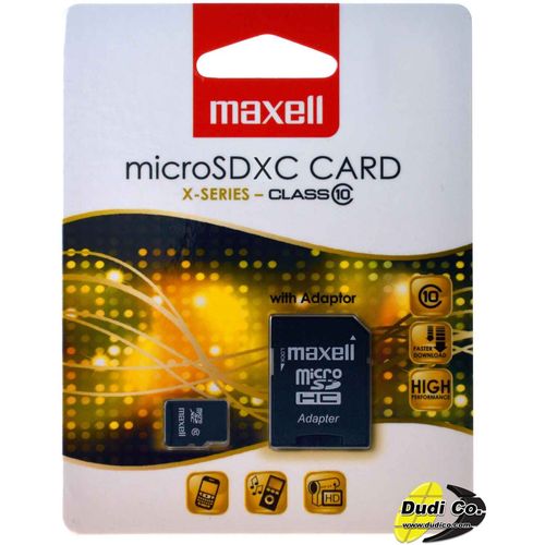 Maxell micro sdhc 32gb x-series+adapter, class 10 slika 1