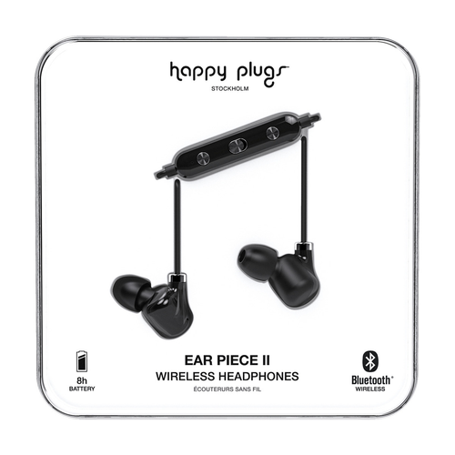 Happy Plugs, Ear Piece II, bežične slušalice, crne slika 1