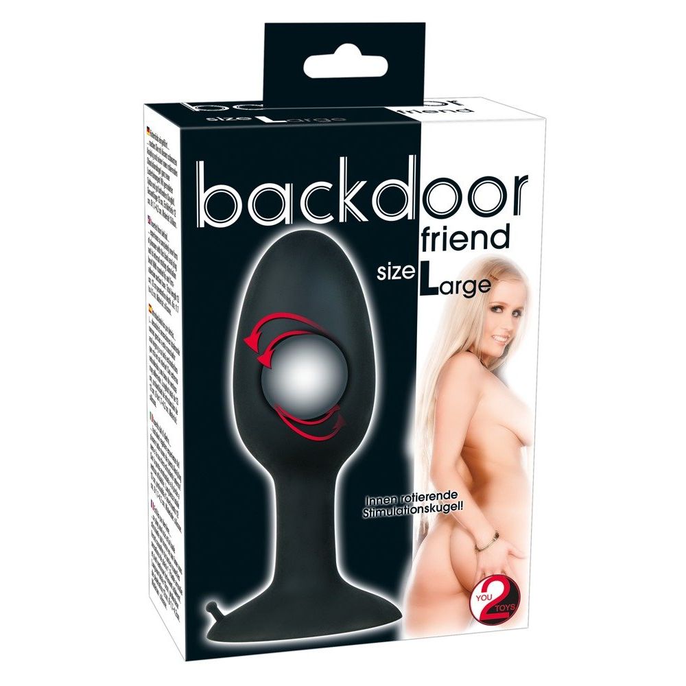 Backdoor Friend Silikonski analni čep 12 cm slika 1