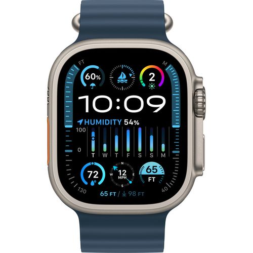 Apple Watch Ultra2 Cellular, 49mm Titanium Case with Blue Ocean Band slika 2