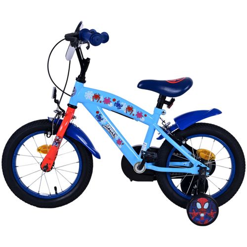 Dječji bicikl Volare Spidey Kids 14" plavi s dvije ručne kočnice slika 8