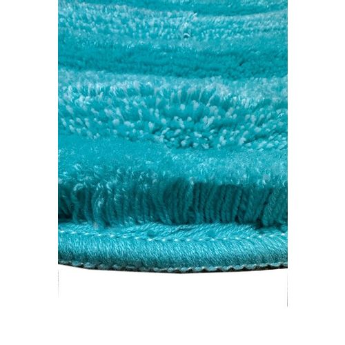 Colourful Cotton Tepih kupaonski, Round - Mint slika 6