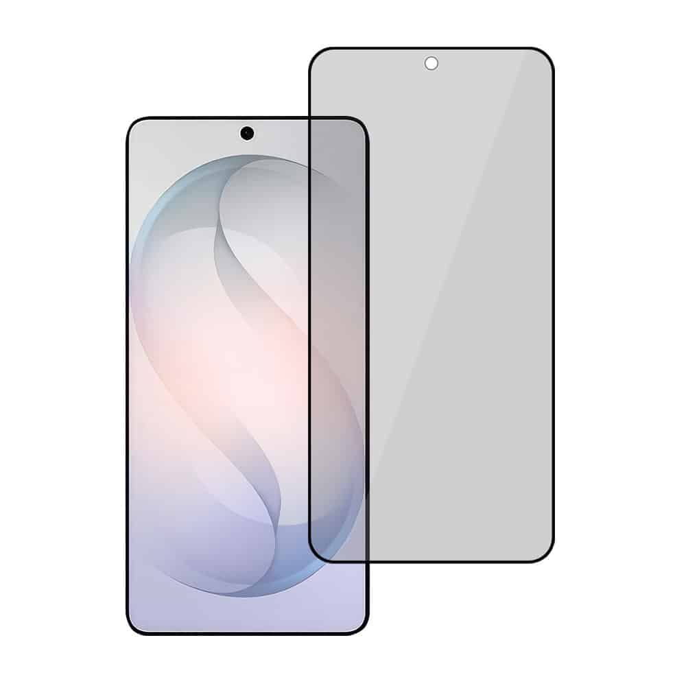 Kaljeno staklo Tel Protect 10X Privacy Titanium za Samsung Galaxy S26 (s otključavanjem otiskom prsta) slika 2