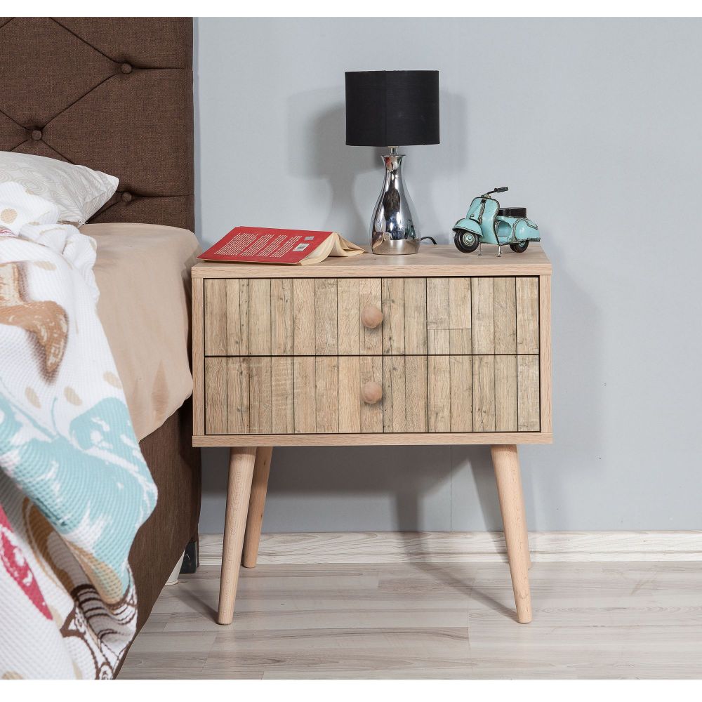 Noćni ormarić Two - 728 Sonoma Oak slika 2