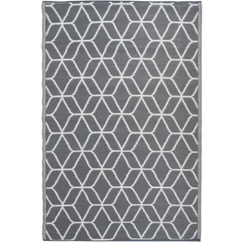 Esschert Design vanjski tepih 180 x 121 cm sivo-bijeli OC25 slika 1