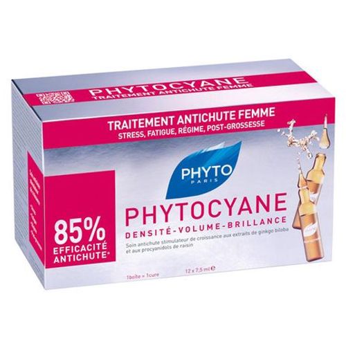 Phyto Phytocyane Ampule Protiv Ispadanja Kose za žene 12x7,5 Ml slika 1