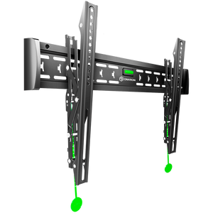 ONKRON Nagibni Zidni Nosač za TV za 43 do 85-inčne Ravne Ploče, Digitalni Paneli, 68,2 kg, Crni