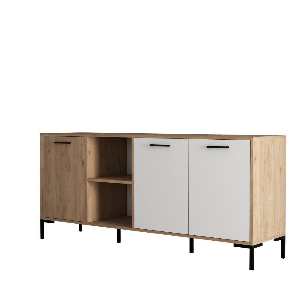 Aurora - 1634 Oak White Konzolni Stol slika 4