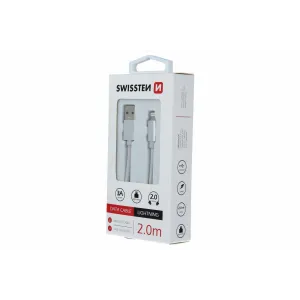 Swissten kabl USB/Lightning 2,0m siva