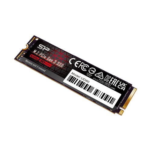 Silicon Power SP250GBP34UD8005 M.2 NVMe 250GB, 2280, PCIe Gen 3x4, UD80, 3D NAND, Read up to 3,400 MB/s, Write up to 3,000 MB/s (single sided) slika 2