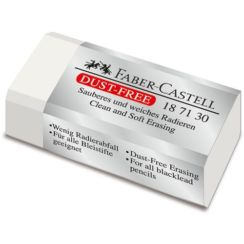 Gumica Faber Castell dust free bela (1/30) 187130 slika 1
