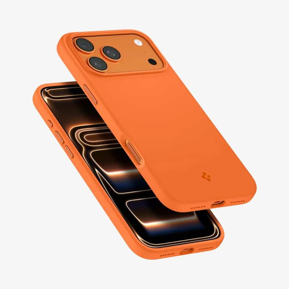 Spigen silikonska futrola s MagSafeom za Apple iPhone 17 Pro Cosmic Orange ACS11379 slika 2