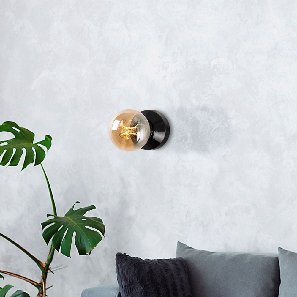 Zidna Lampa Spot - 14198, boje: Crna slika 2