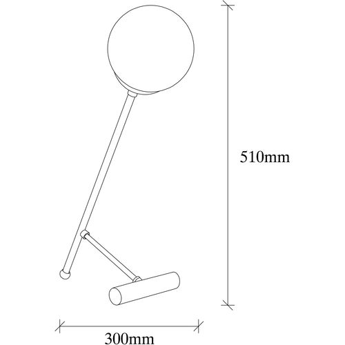 Opviq Stolna lampa, 584TTM1715 slika 3