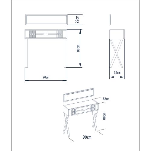 Frida - White White Sideboard slika 4