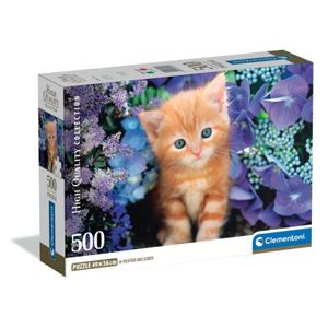 Clementoni CL35585 Puzzle 500 NARANDžASTA MAČKA, 500kom