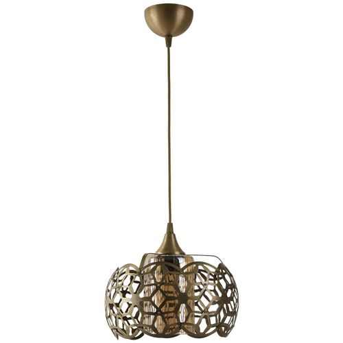 Nevra Büyük Tekli Sarı Bal Camlı Multicolor Chandelier slika 7