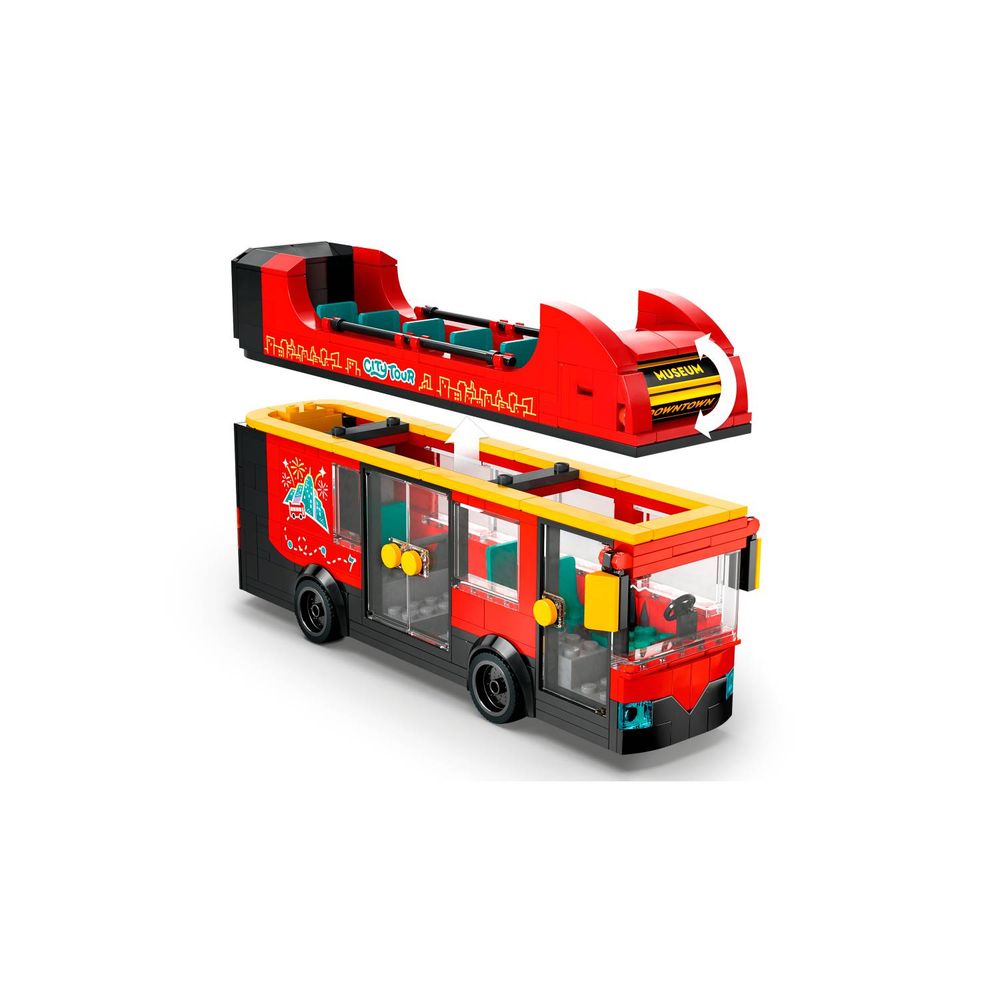 LEGO 60407 Crveni dvospratni autobus za razgledanje grada slika 5