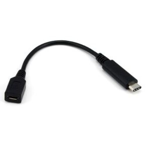 NaviaTec USB type C to USB 2.0 micro B female jack 1,0m cable slika 1