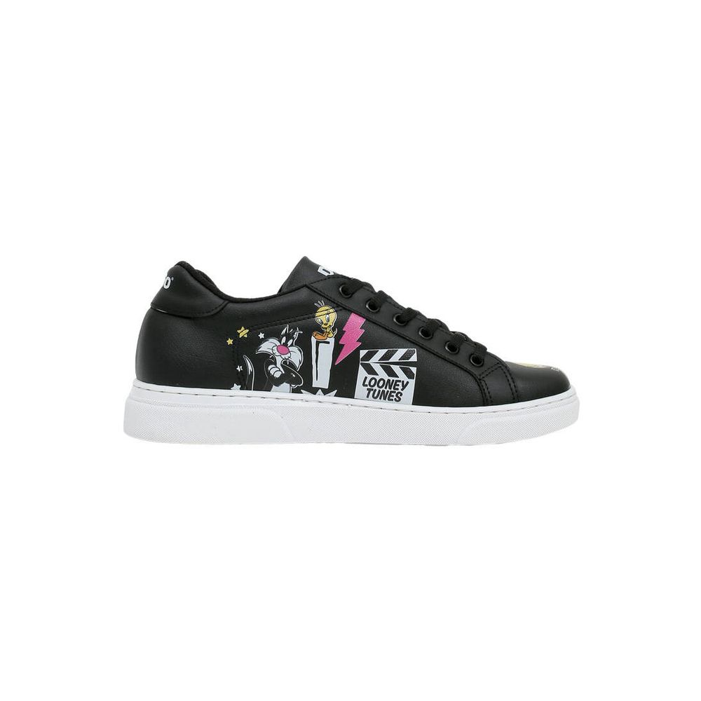 DOGO Ženske patike Ace Sneakers - Najbolji od Tweety i Sylvester u Crnoj Boji slika 3