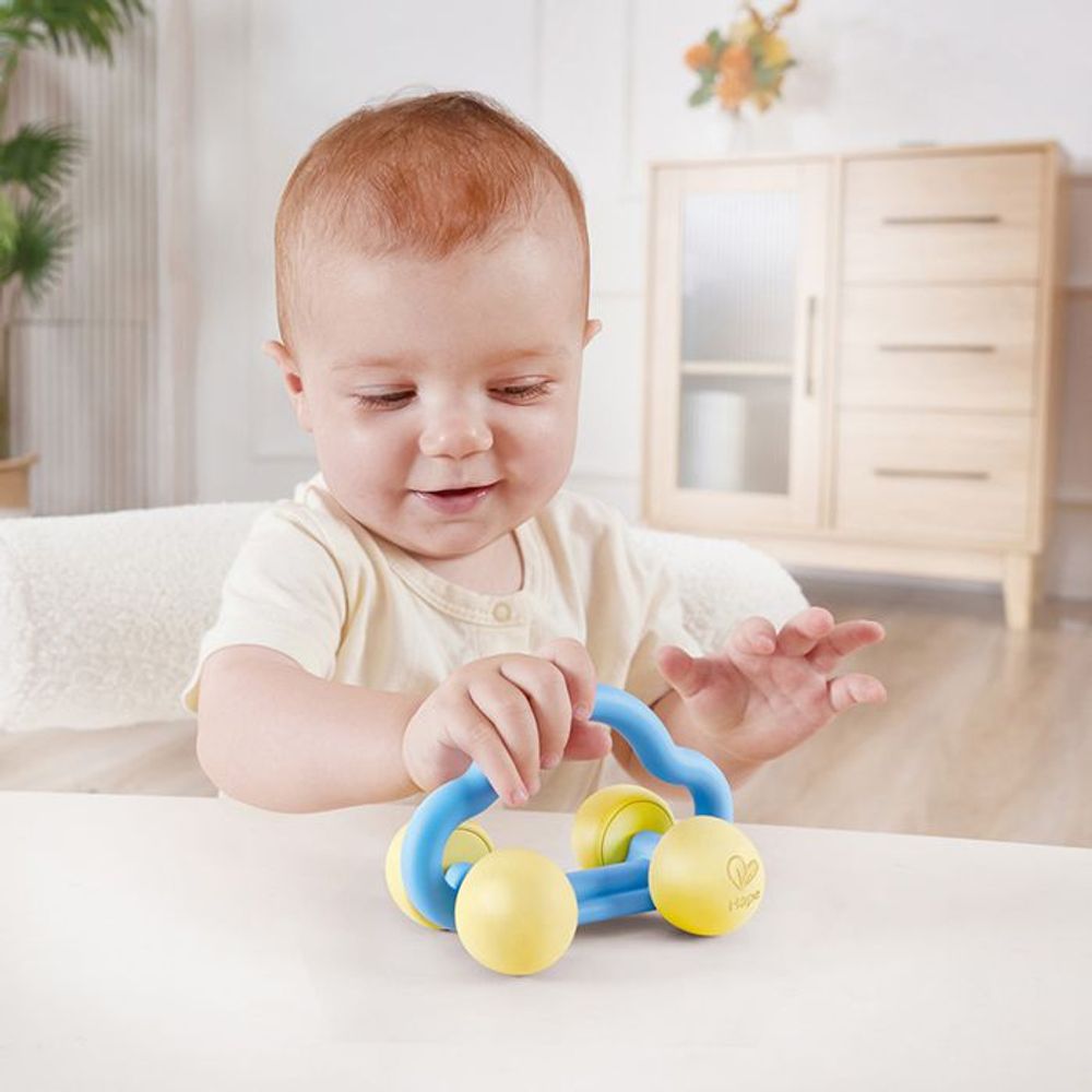 Hape Zvečka autić Rattle & Roll Toy Car E0071A  slika 5
