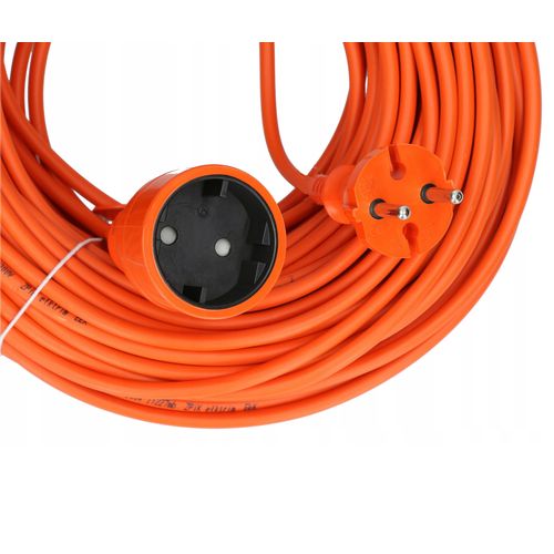 AWTools produžni kabel za vrt, jednostruki, 20m bez uzemljenja, 2x1,0mm, 10A, 230V, 2500W slika 2