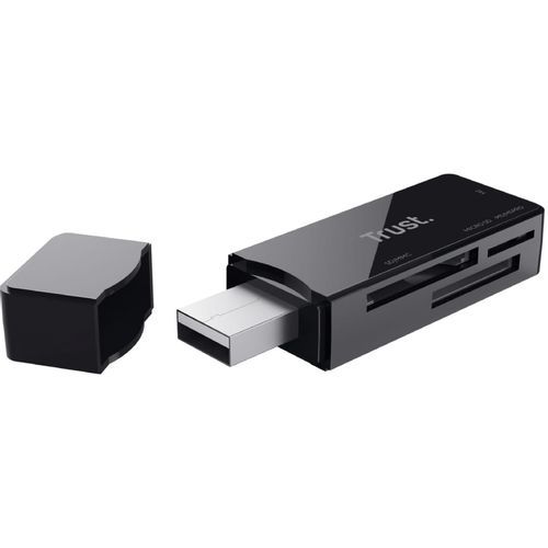 Čitač kartica TRUST NANGA USB3.1/M2,MS, Micro-SD,SD/crna slika 1