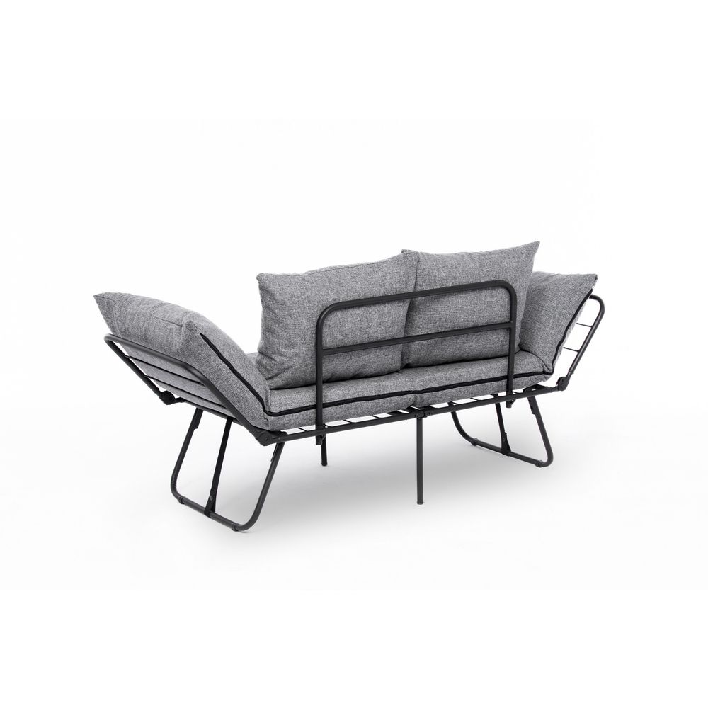Viper Dvosjed - Svijetlo Siva Dvosjedna Sofa na Razvlačenje slika 7