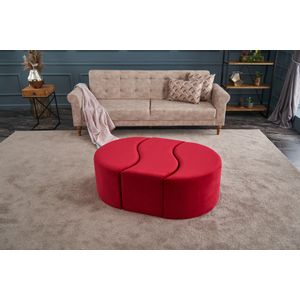 Alya Puf - Red Red Pouffe