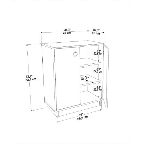 Nüanse - White, Walnut White
Walnut Console slika 8