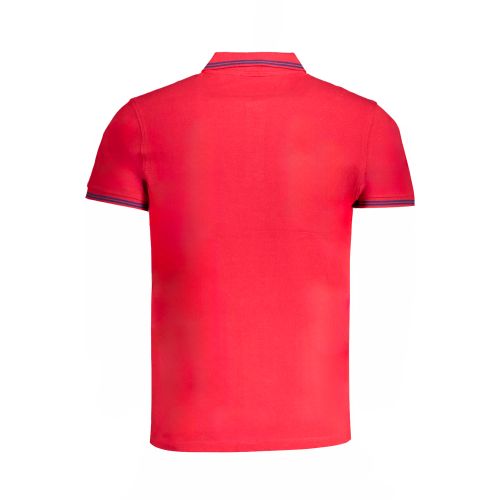 CAVALLI CLASS MEN'S SHORT SLEEVED POLO SHIRT RED slika 2