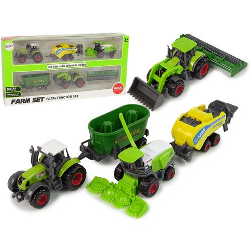Igračka set poljoprivrednih strojeva, 6 kom. slika 1