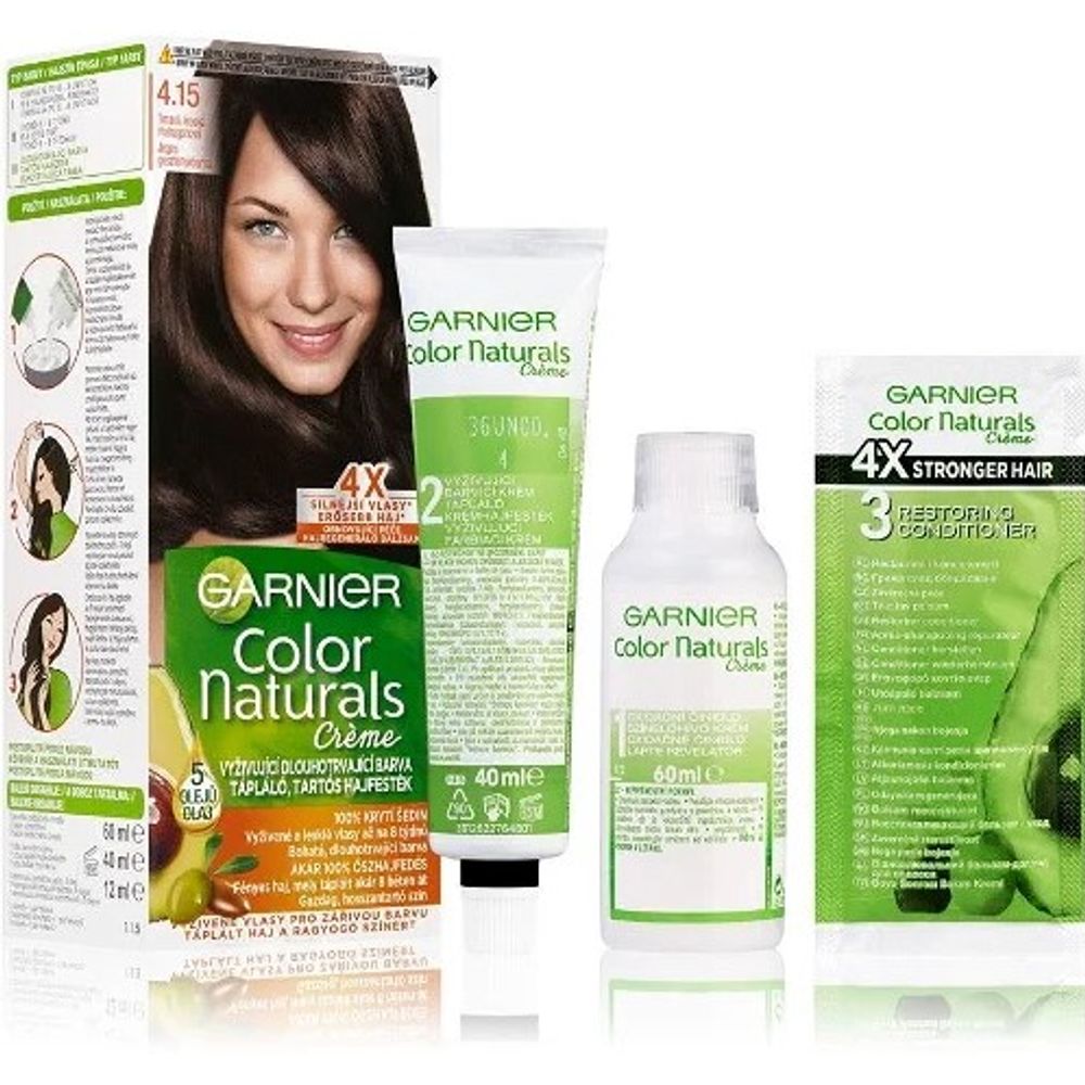 Garnier Color Naturals 4.15 Farba za kosu Frost Dark Mahogany slika 2