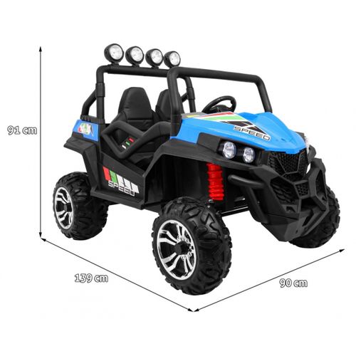 Buggy na akumulator Grand 4x4 LIFT STRONG - dvosjed - plavi slika 2