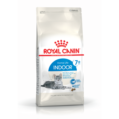 ROYAL CANIN FHN Indoor 7+, potpuna i uravnotežena hrana za odrasle mačke starije od 7 godina koje žive u kući, 400 g slika 1