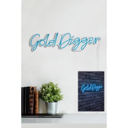 Wallity Ukrasna plastična LED rasvjeta, Gold Digger - Blue slika 10