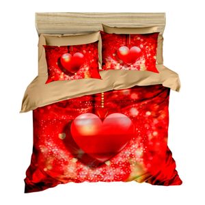 160 Red
Gold Double Quilt Cover Set