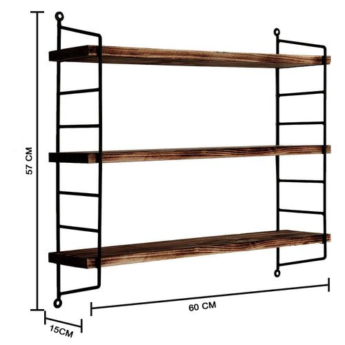 Woody Fashion dekorativna drvena zidna polica, WR088 slika 8