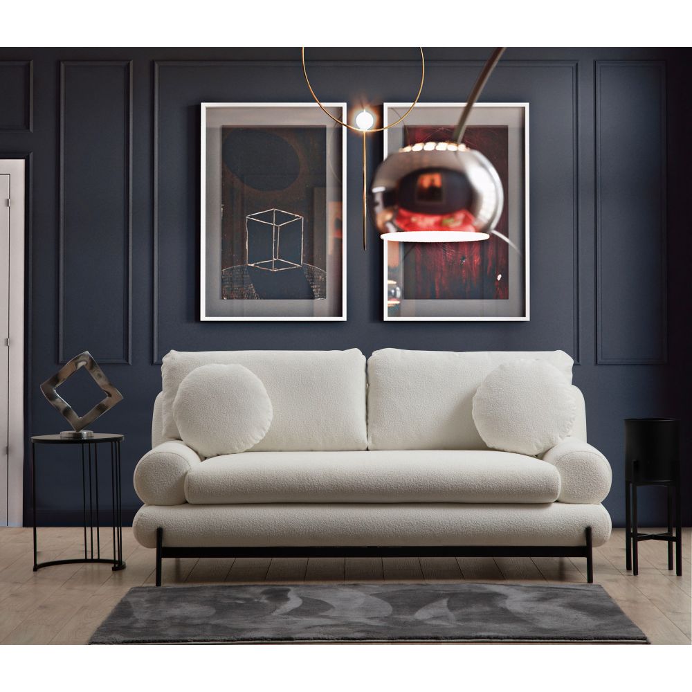 Livorno - Bijela Sofa za Dva slika 3