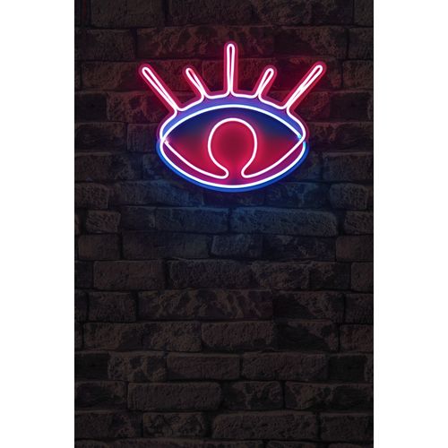 Wallity Ukrasna plastična LED rasvjeta, Evil Eye - Pink slika 2