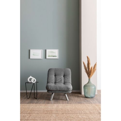 Atelier Del Sofa Naslonjač, Misa Small Solo - Light Grey slika 3