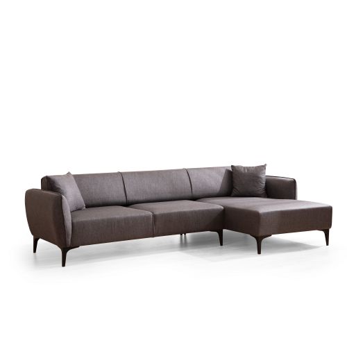 Atelier Del Sofa Kutna garnitura, Tamno siva, Belissimo Right - Dark Grey slika 5