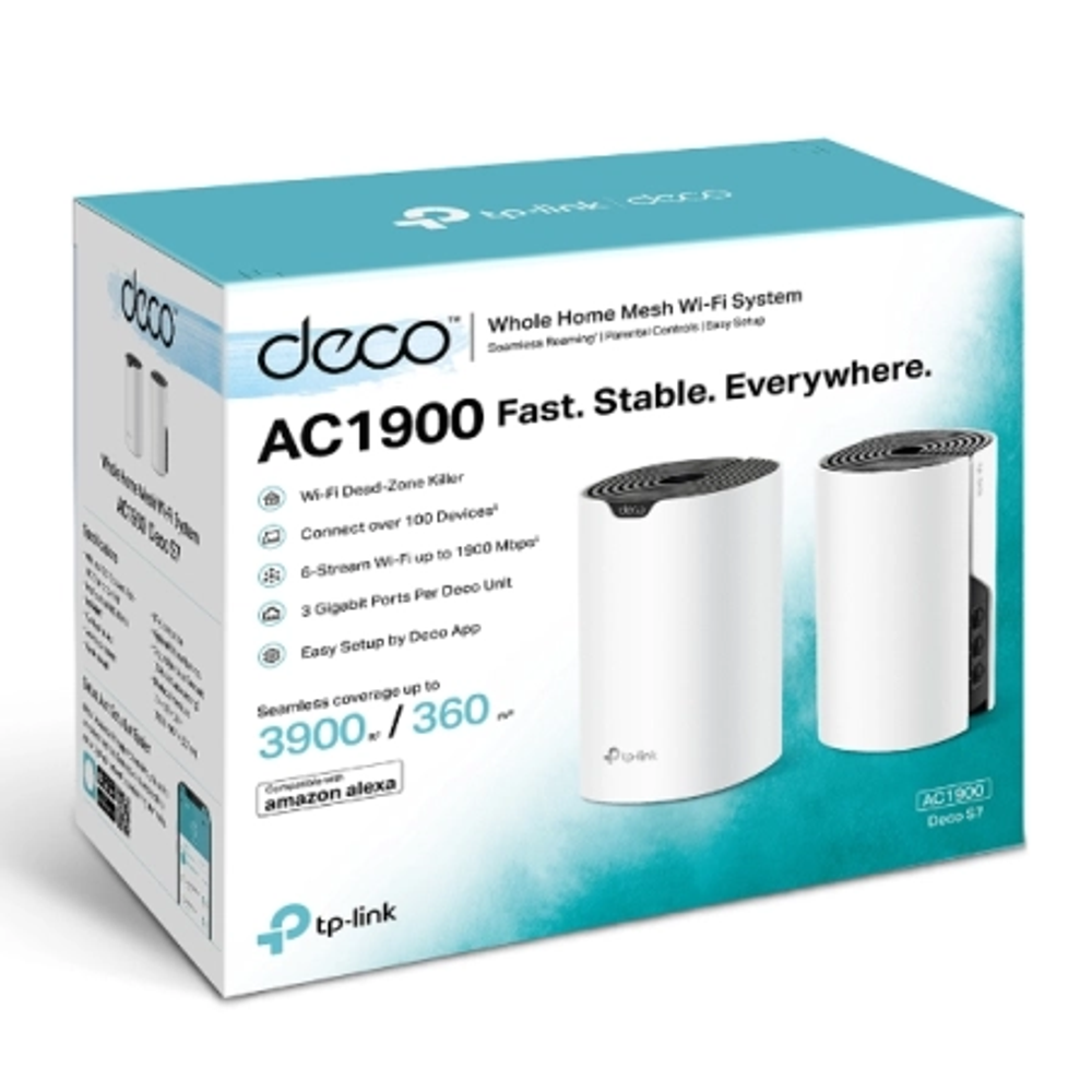 TP-Link Deco S7 (2-pack) AC1900 Whole Home Mesh Wi-Fi System slika 1