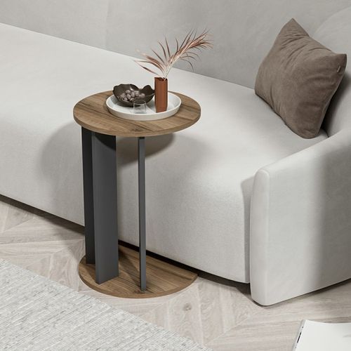 Ema - Walnut, Anthracite Walnut
Anthracite Side Table slika 1