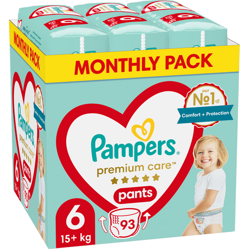 Pampers Premium Care Pants mesečno pakovanje pelena XXL slika 4