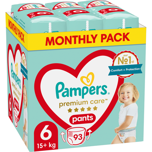 Pampers Premium Care Pants mesečno pakovanje pelena XXL slika 5